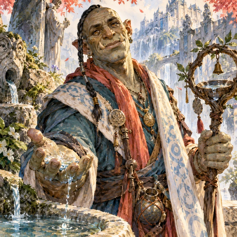 Xessais Ashwatch, peat troll, Sacred Spring Restorer; original champion of Dark Mists