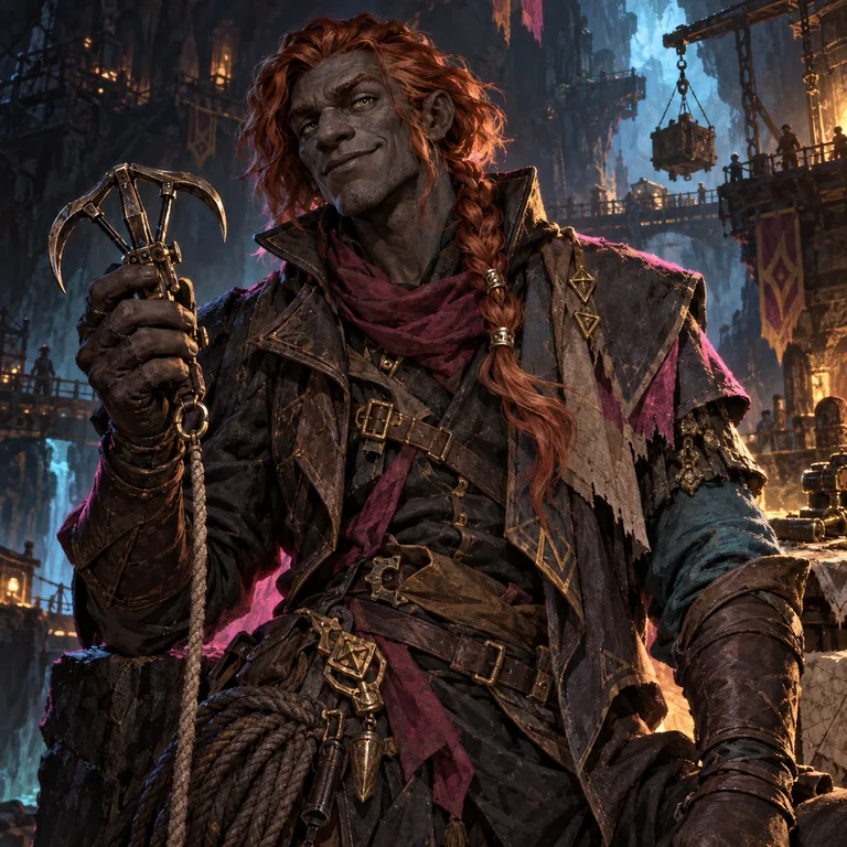 Dmitri Loam, Dawn Ridge dark-granite Stoneborn, Wayward Scout of Ridge Workshop; original champion of DayBreak Ridge Reborn