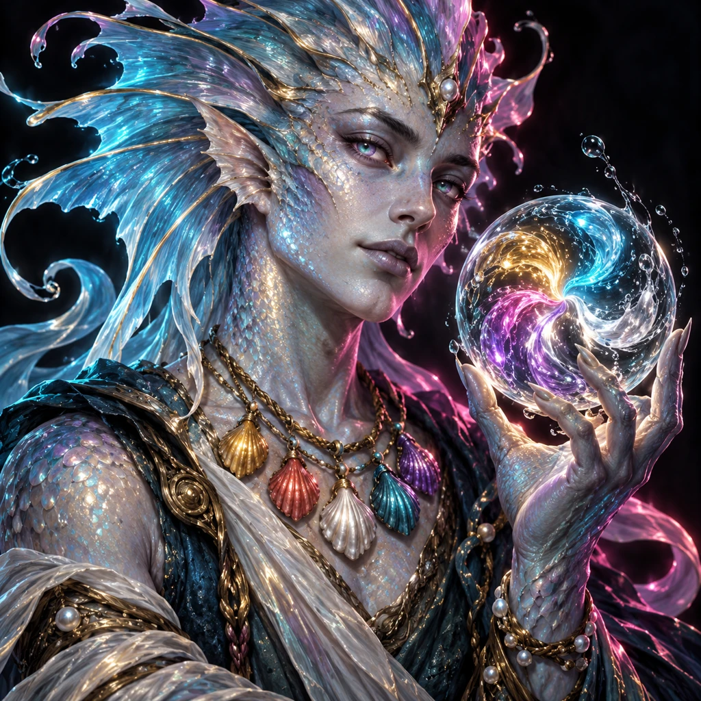 Haluri Fivecurrent, merfolk, The Unspent Tide; original champion of Dominia MUD