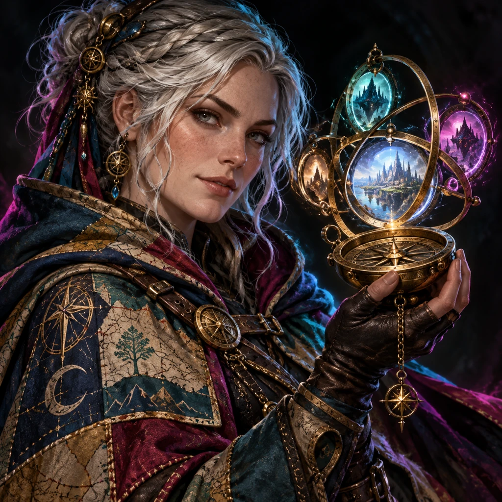 Talwen Stitchgate, halfling, Guildroad Cartographer; original champion of Genesis Remastered