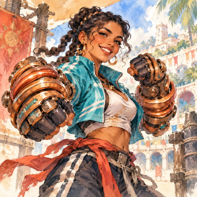 Marisol Coil, human, Southtown Stormstep; original champion of Match of the Millennium MUCK