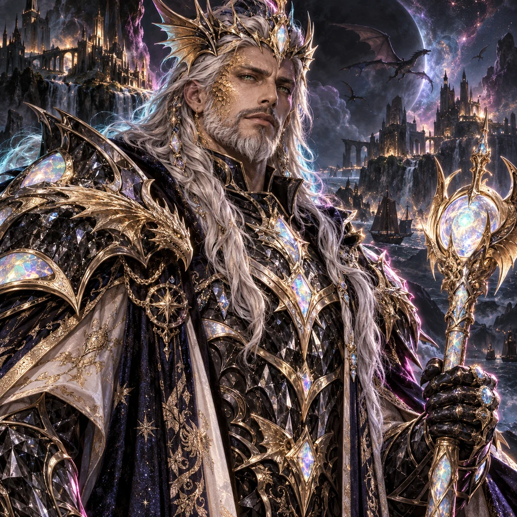 Vaelor Empyrealcrest, primordial dawn dragonkin, The Transcendent Worldheart; original champion of Medievia
