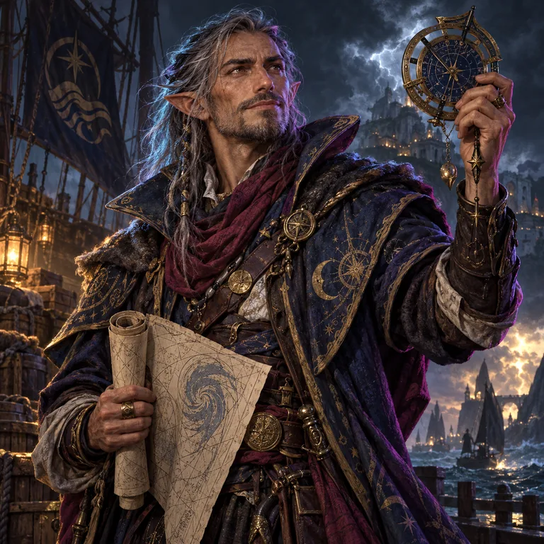 Belka Bellward, saltwood elf, Storm Chart Diviner; original champion of Medievia