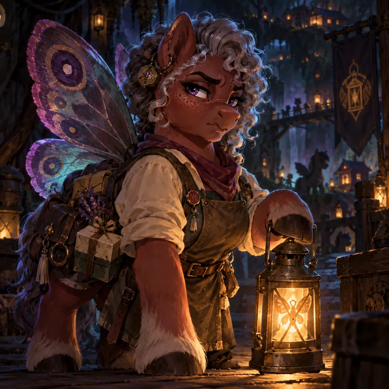 Waris Palm, moth-wing changeling, Accord Messenger of Changeling; original champion of Midnight, Equestria