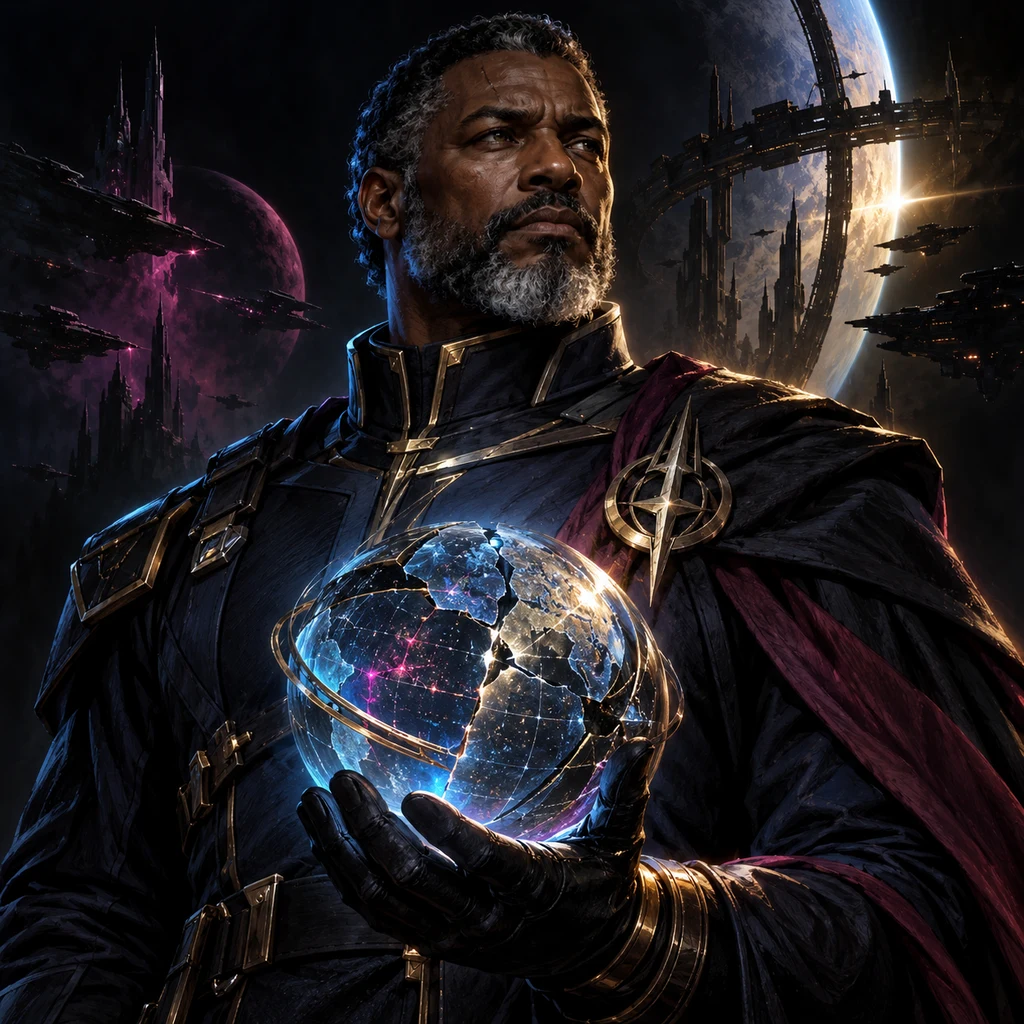 Daeenith Lio Ardent, human man, The Unfinished Accord; original champion of Miriani