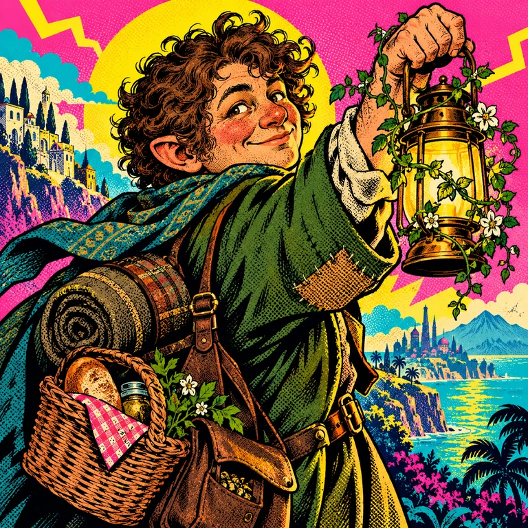 Jesosel Wickfoot, hobbit, Lantern of the Green Road; original champion of Mirkwood
