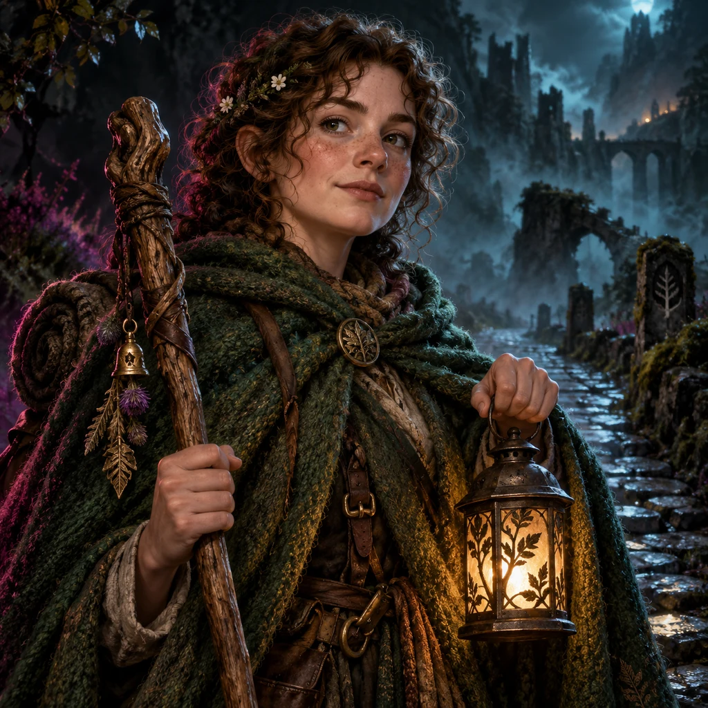 Nella Thistlemere, hobbit woman, Keeper of the Small Roads; original champion of MUME — Multi-Users in Middle-earth