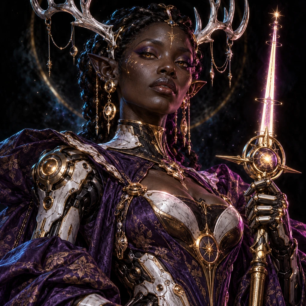 Mab Afterlight, fae cyborg, The Once and Future Signal; original champion of Nightfall