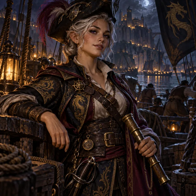 Corinis Reedsong, harborlight halfling, Boarding Shield Captain; original champion of Realms of the Dragon