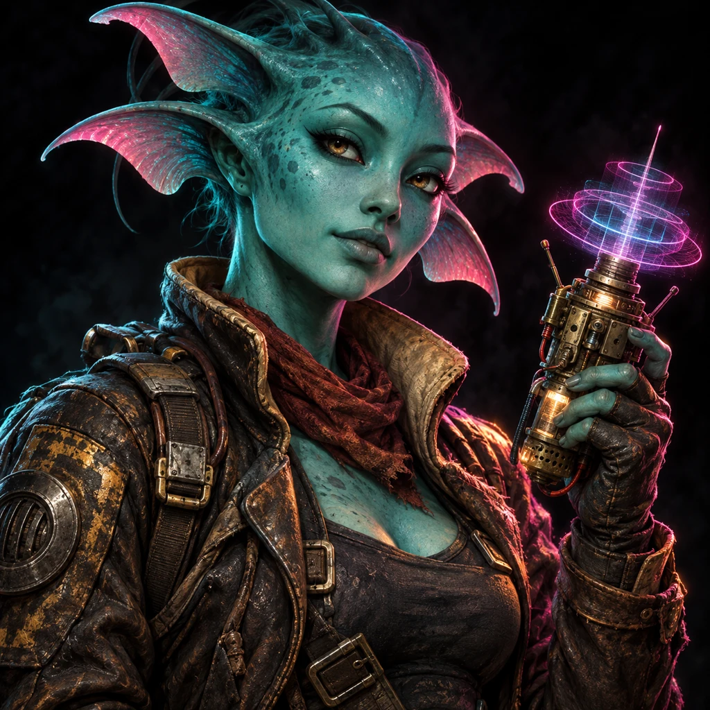Sava Orren, alien salvage pilot, The Independent Signal; original champion of Star Wars: Dark Forces RPG