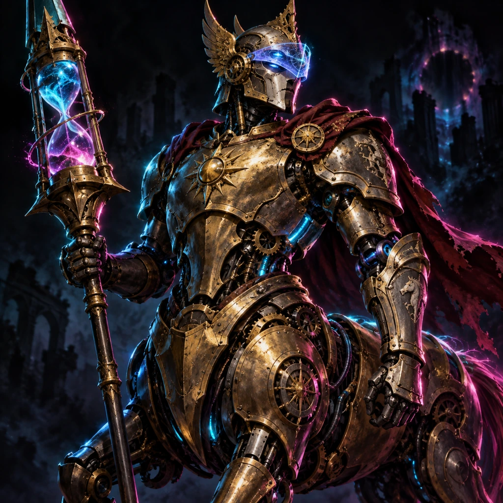 Sir Tomorrow, clockwork centaur, The Rift Cavalier; original champion of TempusMUD