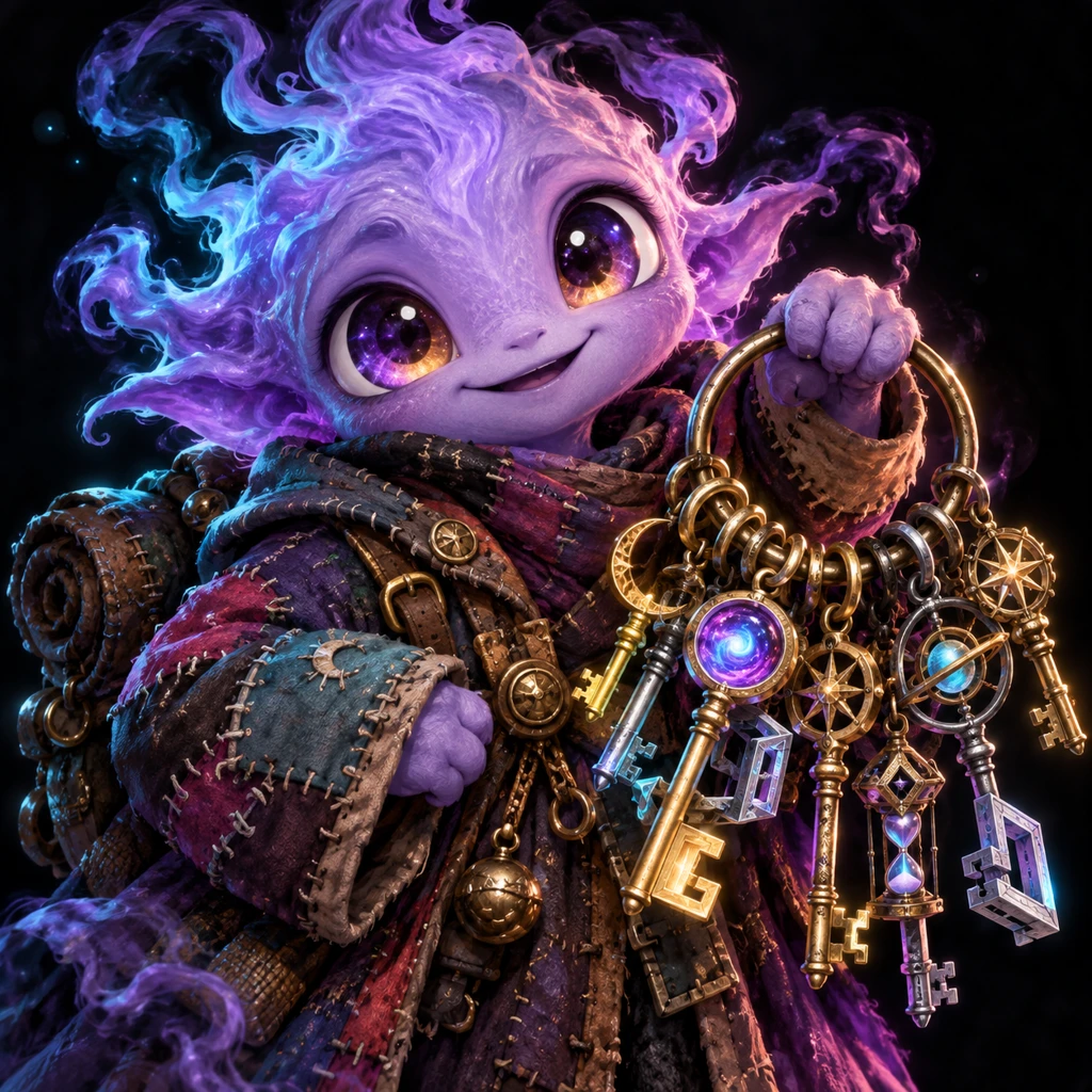 Dot Waykey, small portal spirit, Host of Everywhere; original champion of tgmud