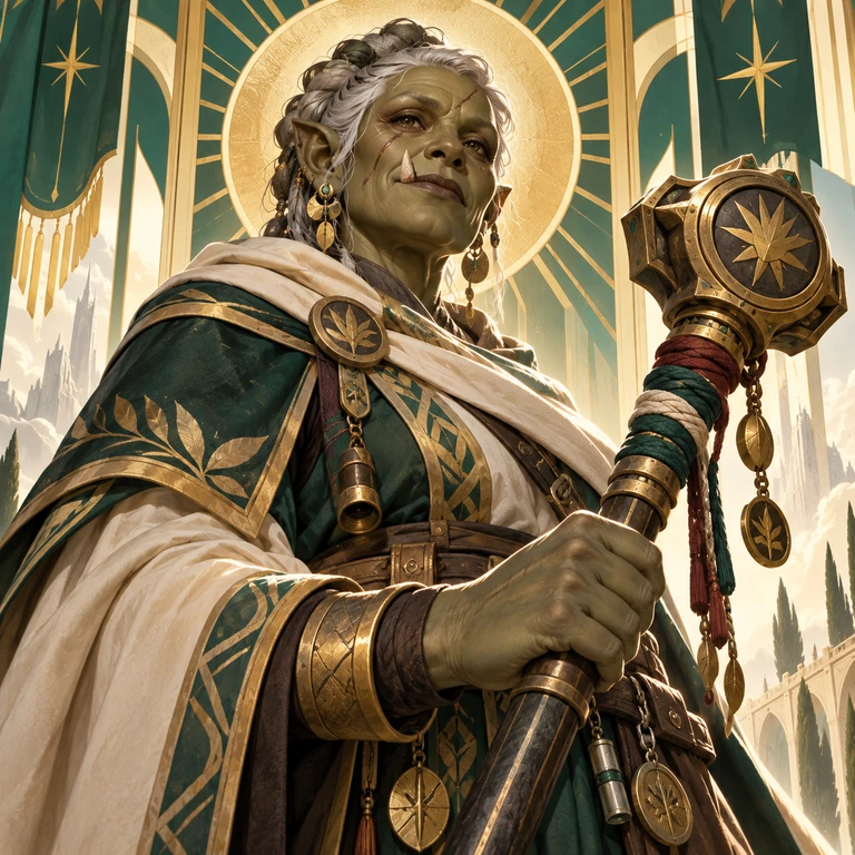 Grit Mercy, orc, The Long Road Healer; original champion of The World of Pain