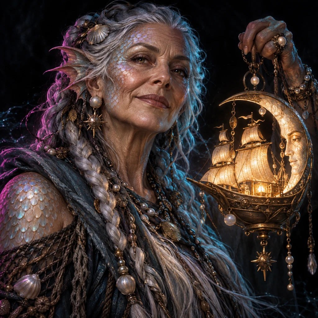 Marin Moonharbor, merfolk, Innkeeper of the Celestial Road; original champion of Tirradyn