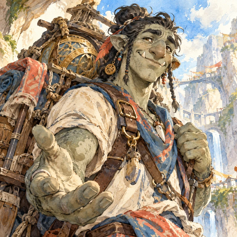Lioadan Rillwatch, Deepcavern troll, The Relic Harness Porter; original champion of Valheru Mud
